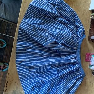 Toddler girls stripe polo skirt